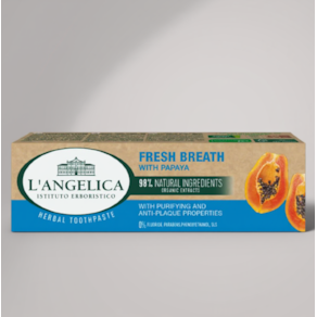 L`Angelica Papaya Dentífrico Hálito Fresco 75ml
